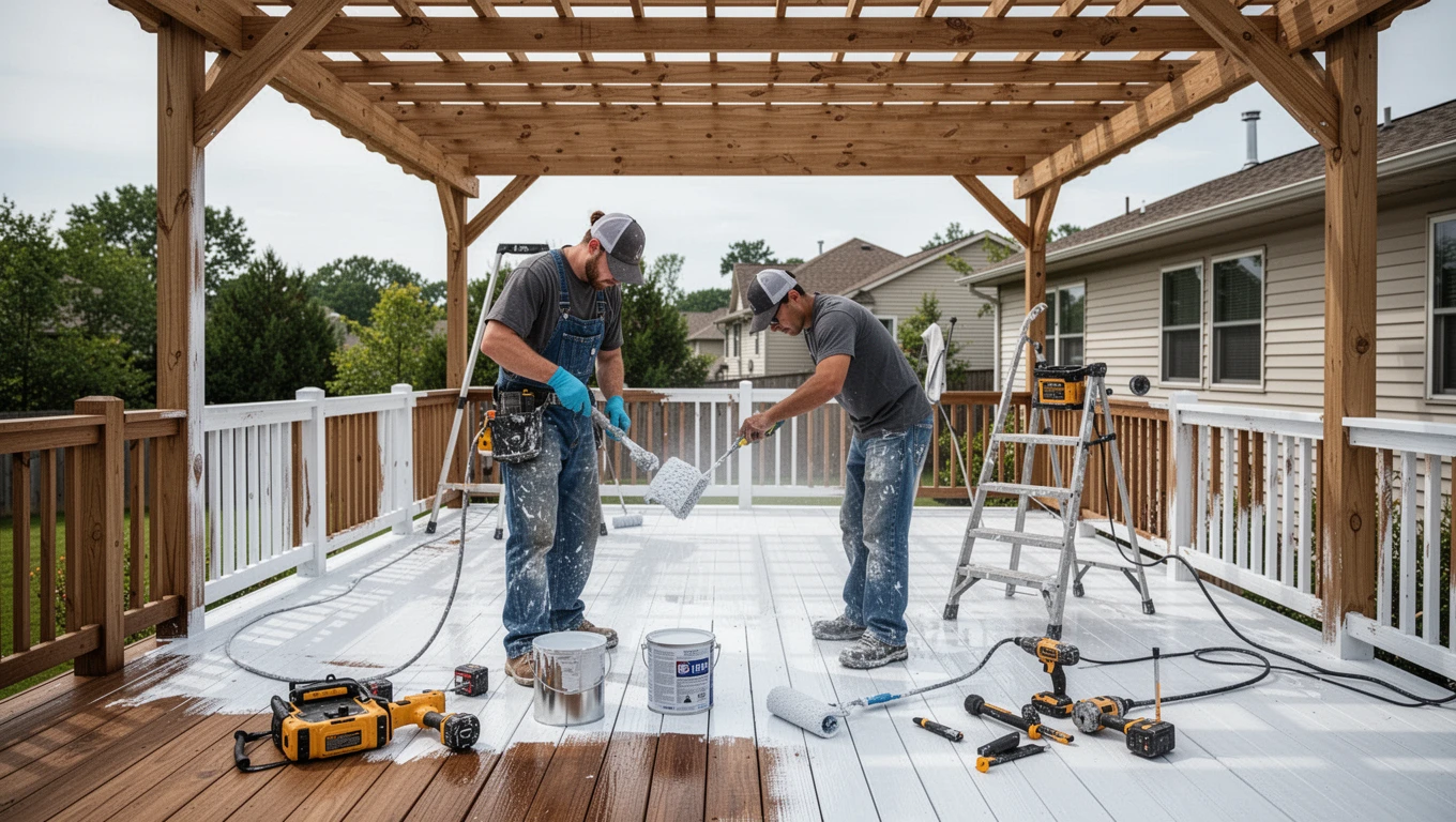 Deck & Pergola Staining